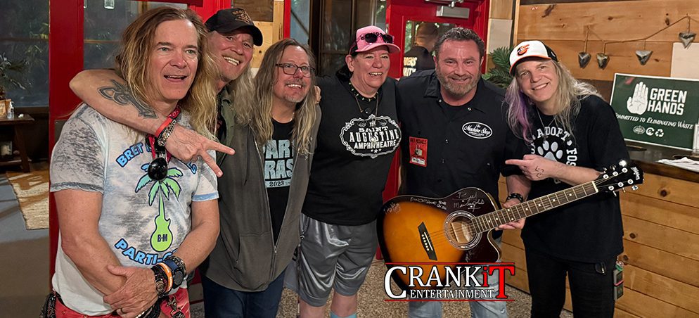 Acoustic guitar signed by Bret Michaels and the full Bret Michaels Band (BMB) — CRANKiT ENTERTAINMENT June 2026 giveaway