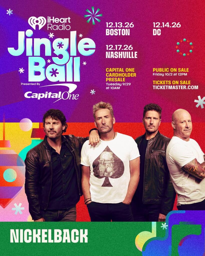 Nickelback — Jingle Ball 2026 at TD Garden