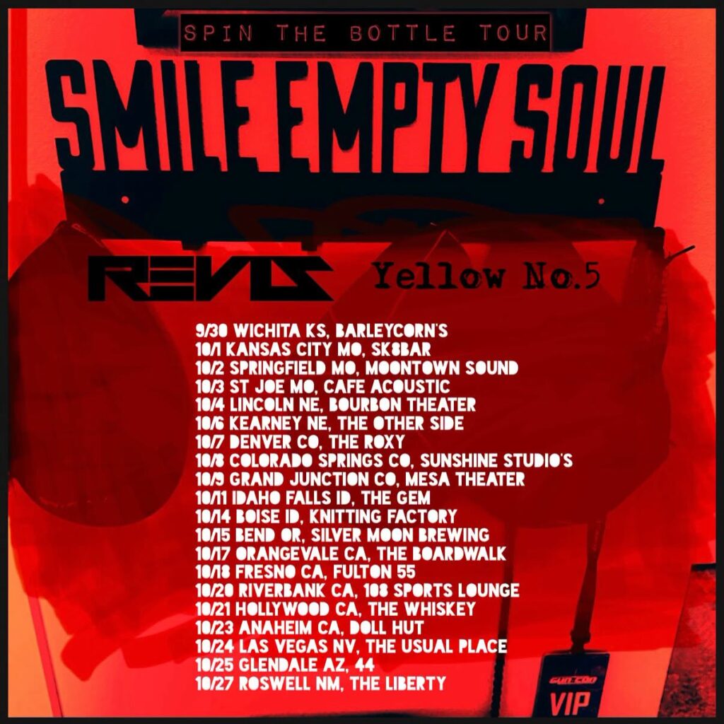 Smile Empty Soul — Spin the Bottle Tour at Doll Hut