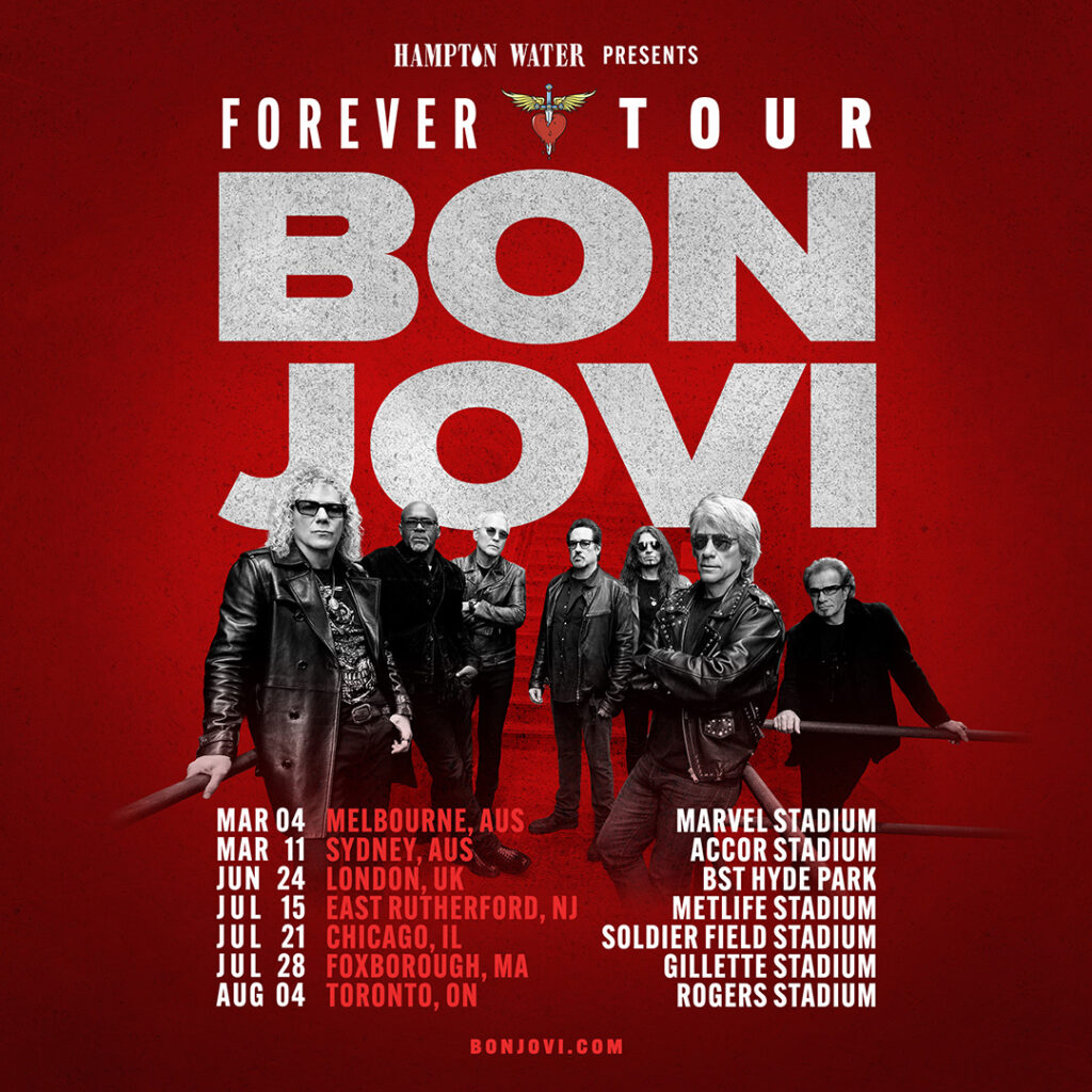Bon Jovi Forever Tour 2027 stadium dates announcement